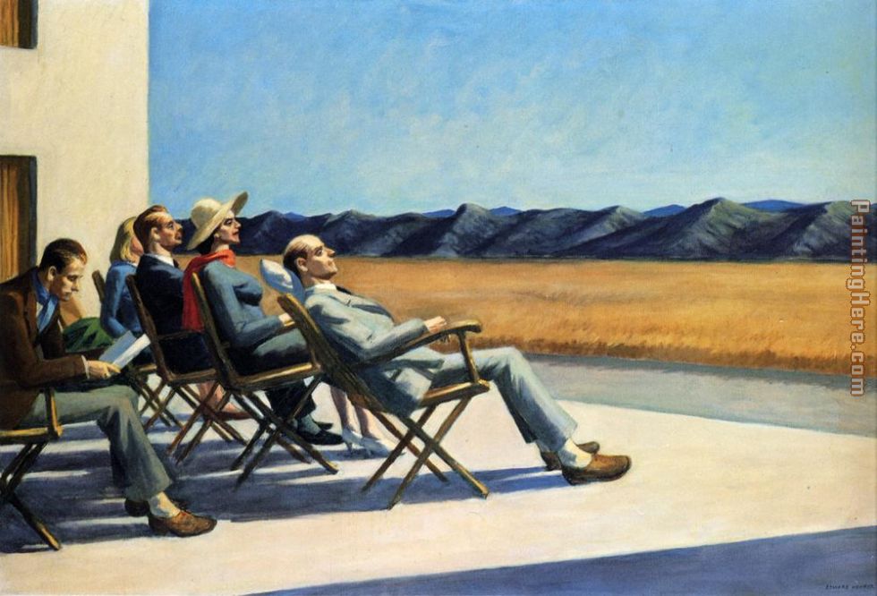 People In The Sun painting - Edward Hopper People In The Sun art painting